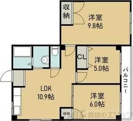 ハイシャトー大翔の物件間取画像